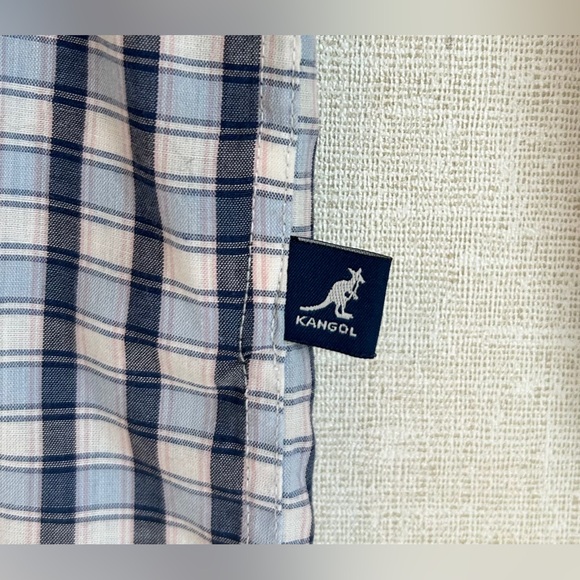 Kangol Mens Button Down Plaid Long Sleeve Shirt UK Size Medium - Picture 4 of 13